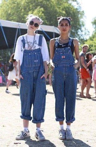 oversized overalls 90s